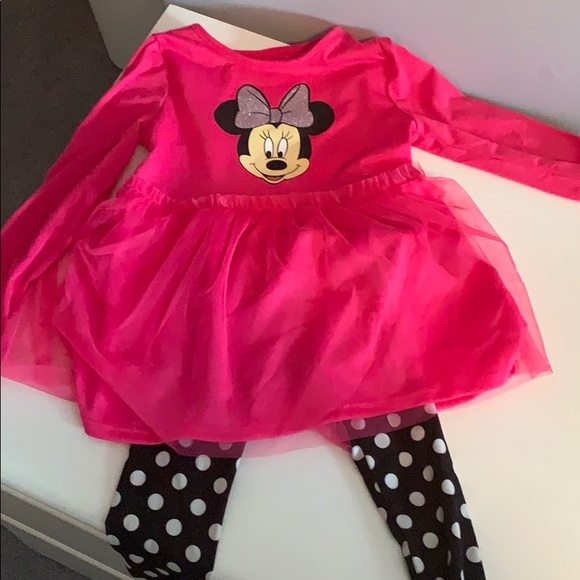 Disney Other - Girls 5t , Minnie Mouse set